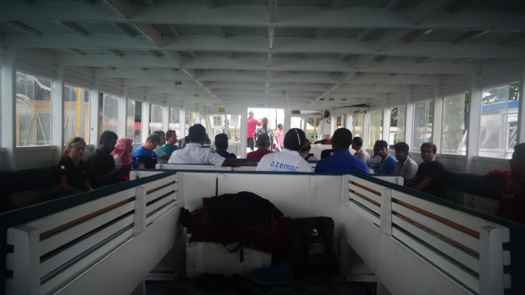 Veerboot in Male in de Malediven