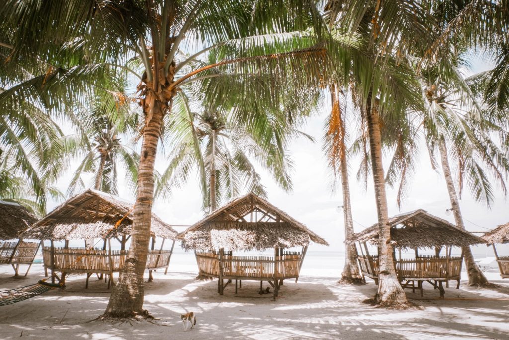 Strand op Bantayan in Cebu in de Filipijnen