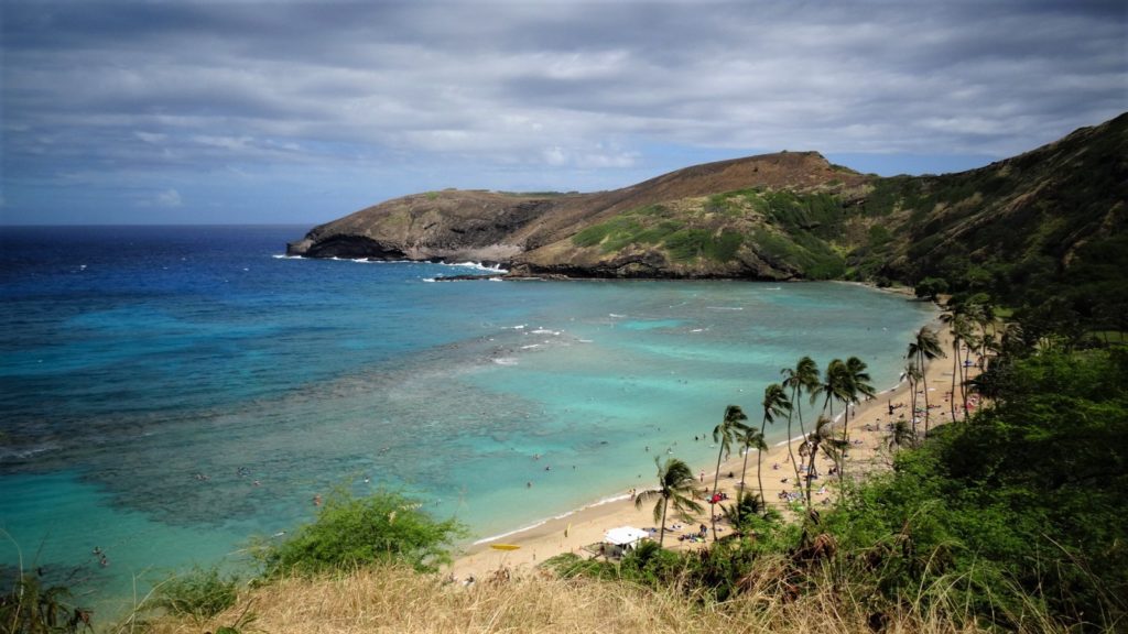 Strand van Oahu in Hawaii