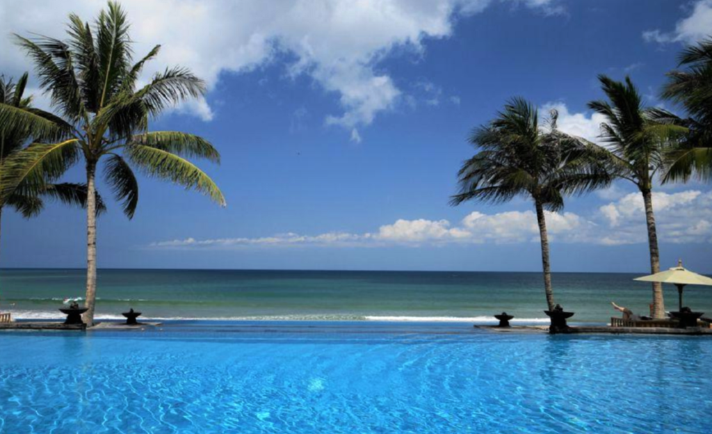 Een van de mooiste hotels Bali met uitzicht op zee bij hotel The Legian