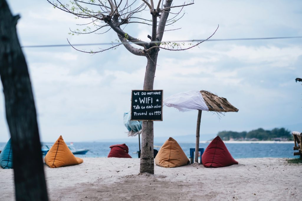 Strand van welk Gili eiland bezoeken